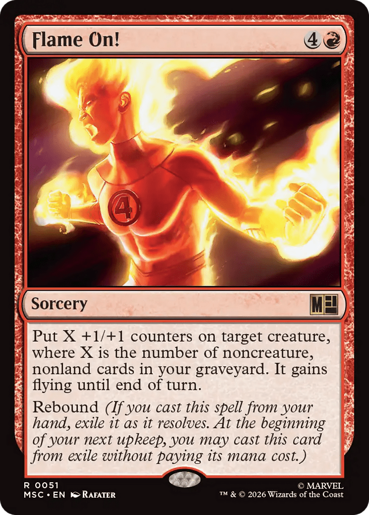 Flame On! [Marvel Super Heroes Commander] MTG Single Magic: The Gathering  | Multizone: Comics And Games