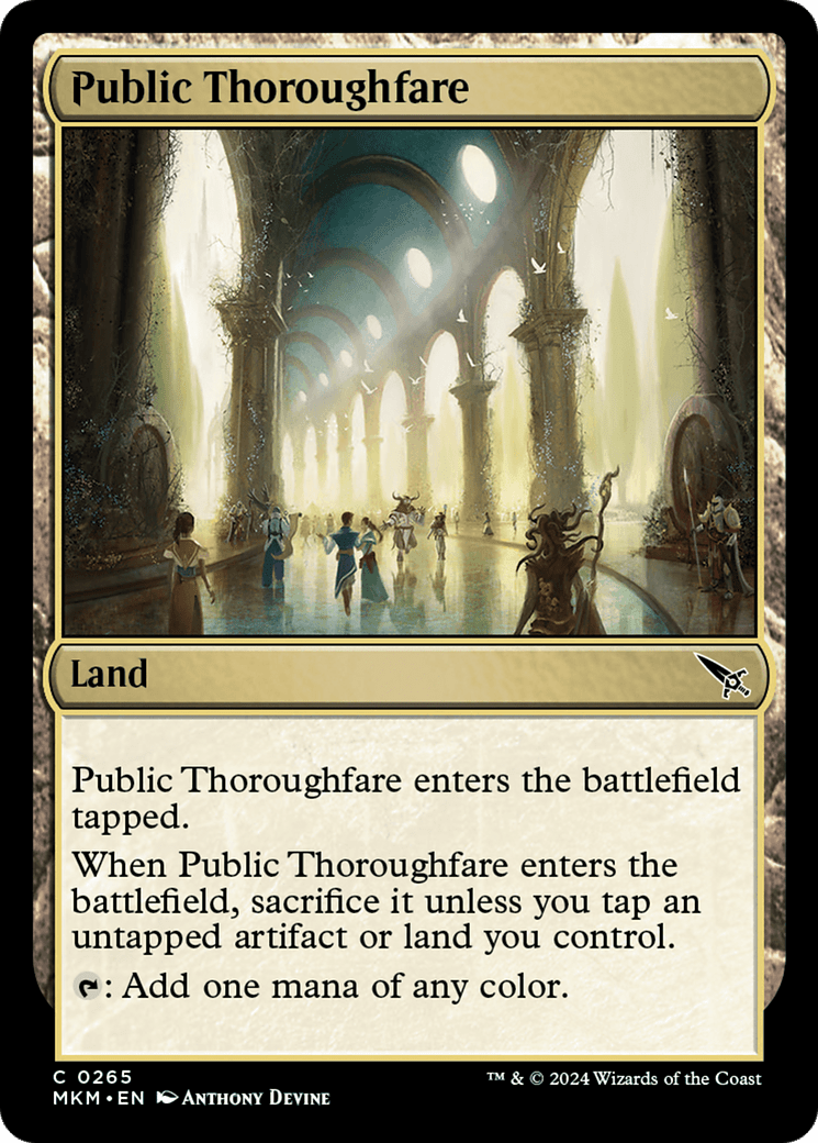 Public Thoroughfare [Murders at Karlov Manor] MTG Single Magic: The Gathering  | Multizone: Comics And Games