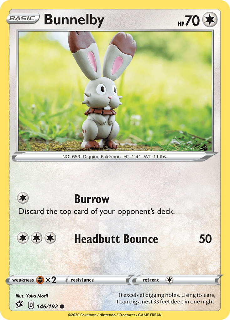 Bunnelby (146/192) [Sword & Shield: Rebel Clash] Pokemon Single Pokémon  | Multizone: Comics And Games