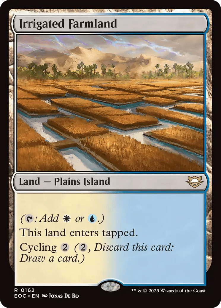 Irrigated Farmland [Edge of Eternities Commander] MTG Single Magic: The Gathering  | Multizone: Comics And Games