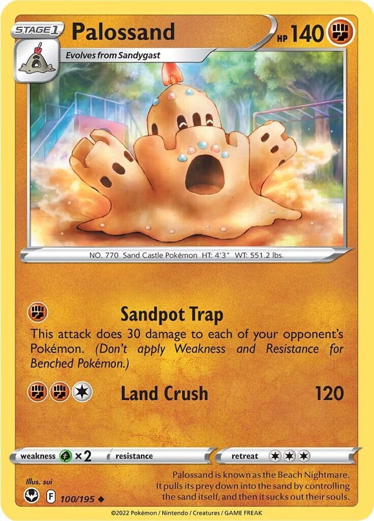 Palossand (100/195) [Sword & Shield: Silver Tempest] Pokemon Single Pokémon  | Multizone: Comics And Games
