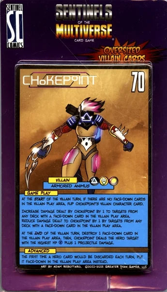 Sentinels of the Multiverse: Oversized villain cards Board Games Multizone: Comics And Games  | Multizone: Comics And Games