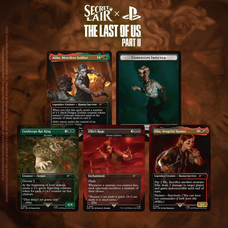 MTG SECRET LAIR PLAYSTATION SUPER DROP THE LAST OF US PART II: PATH OF RETRIBUTION REGULAR (10/120) Cards Magic: The Gathering  | Multizone: Comics And Games