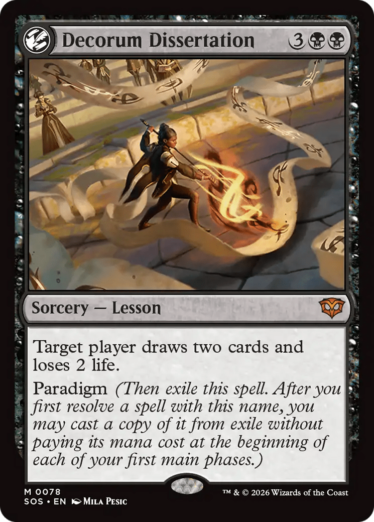 Decorum Dissertation [Secrets of Strixhaven] MTG Single Magic: The Gathering  | Multizone: Comics And Games