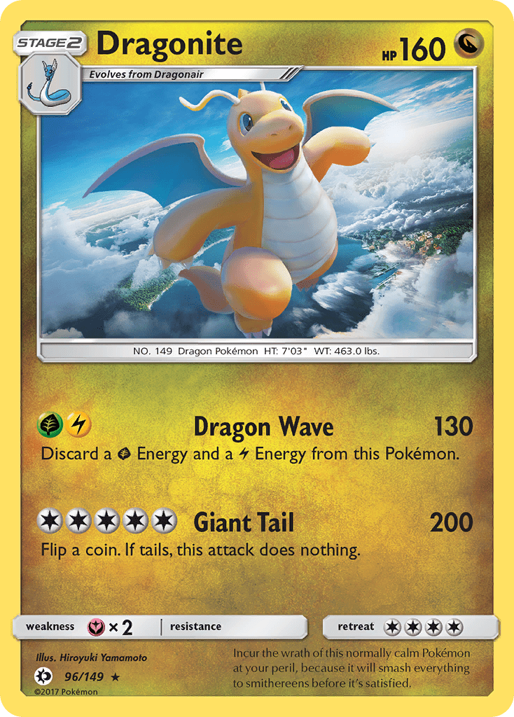 Dragonite (96/149) [Sun & Moon: Base Set] Pokemon Single Pokémon  | Multizone: Comics And Games