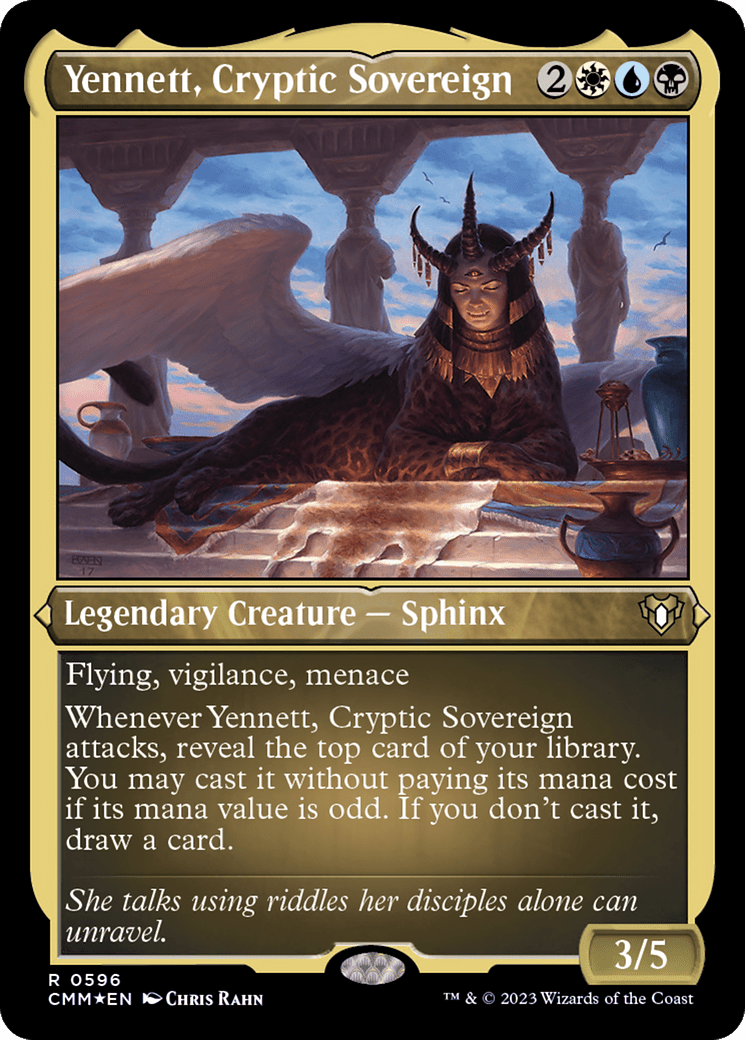 Yennett, Cryptic Sovereign (Foil Etched) [Commander Masters] MTG Single Magic: The Gathering  | Multizone: Comics And Games