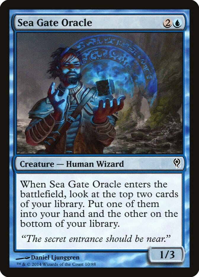 Sea Gate Oracle [Duel Decks: Jace vs. Vraska] MTG Single Magic: The Gathering  | Multizone: Comics And Games
