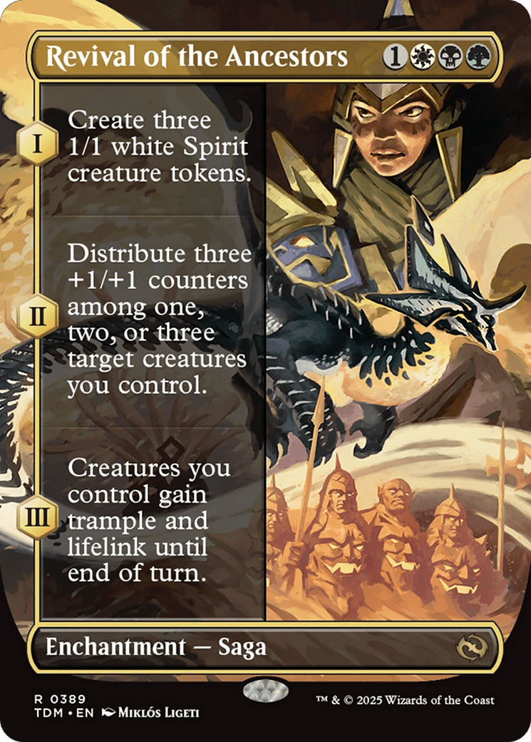 Revival of the Ancestors (Borderless) [Tarkir: Dragonstorm] MTG Single Magic: The Gathering  | Multizone: Comics And Games