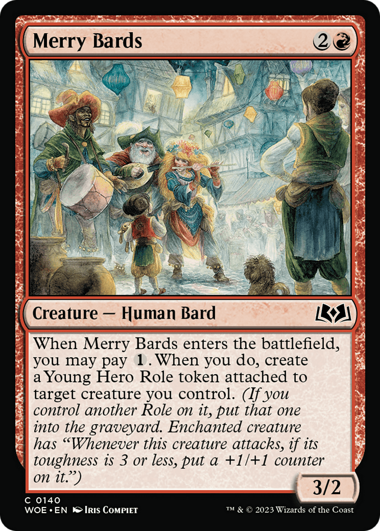 Merry Bards [Wilds of Eldraine] MTG Single Magic: The Gathering  | Multizone: Comics And Games