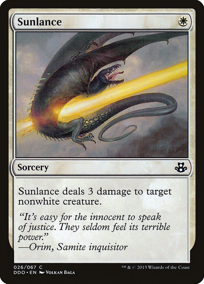 Sunlance [Duel Decks: Elspeth vs. Kiora] MTG Single Magic: The Gathering  | Multizone: Comics And Games