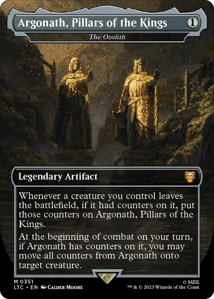 Argonath, Pillars of the Kings - The Ozolith (Surge Foil) [The Lord of the Rings: Tales of Middle-Earth Commander] MTG Single Magic: The Gathering  | Multizone: Comics And Games