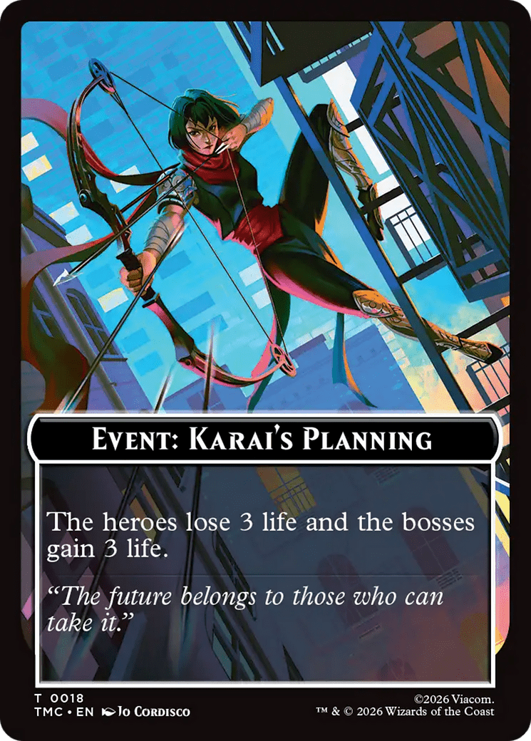 Event: Karai's Planning [Teenage Mutant Ninja Turtles Commander Tokens] MTG Single Magic: The Gathering  | Multizone: Comics And Games