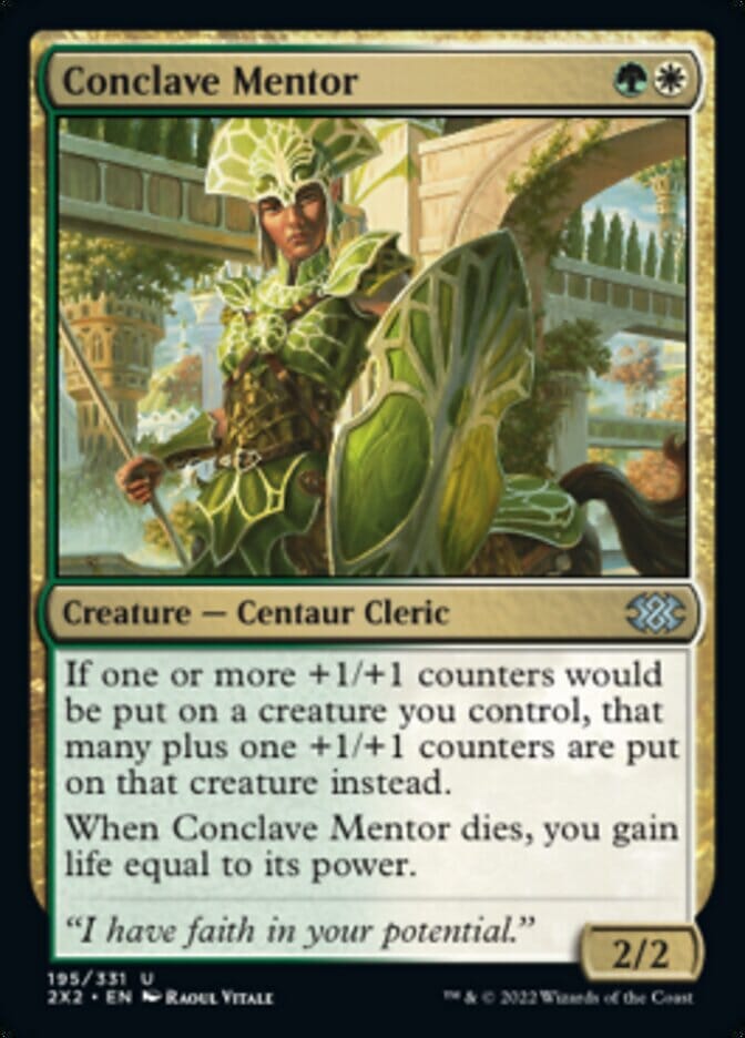 Conclave Mentor [Double Masters 2022] MTG Single Magic: The Gathering  | Multizone: Comics And Games
