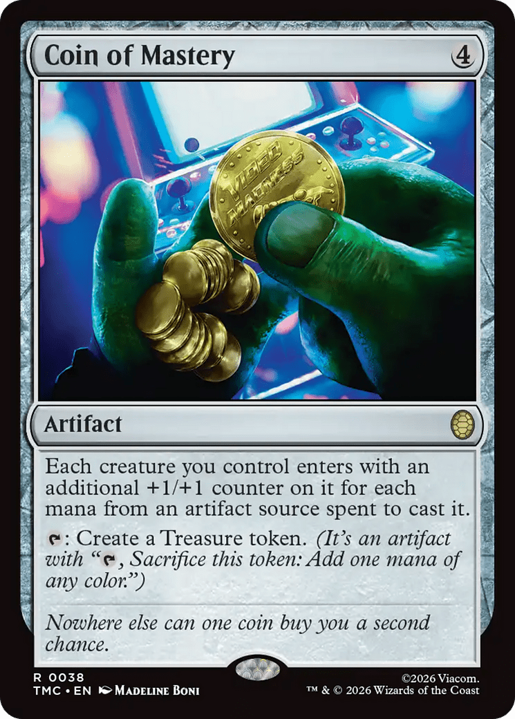 Coin of Mastery [Teenage Mutant Ninja Turtles Commander] MTG Single Magic: The Gathering  | Multizone: Comics And Games