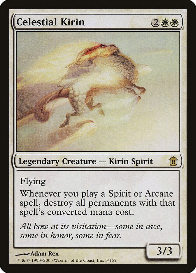 Celestial Kirin [Saviors of Kamigawa] MTG Single Magic: The Gathering  | Multizone: Comics And Games