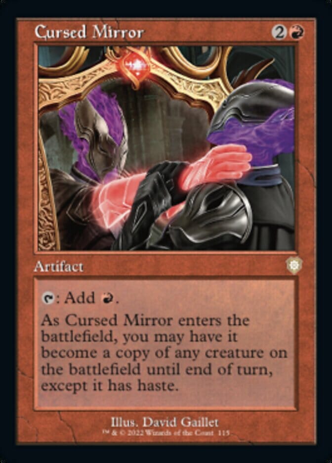 Cursed Mirror (Retro) [The Brothers' War Commander] MTG Single Magic: The Gathering  | Multizone: Comics And Games