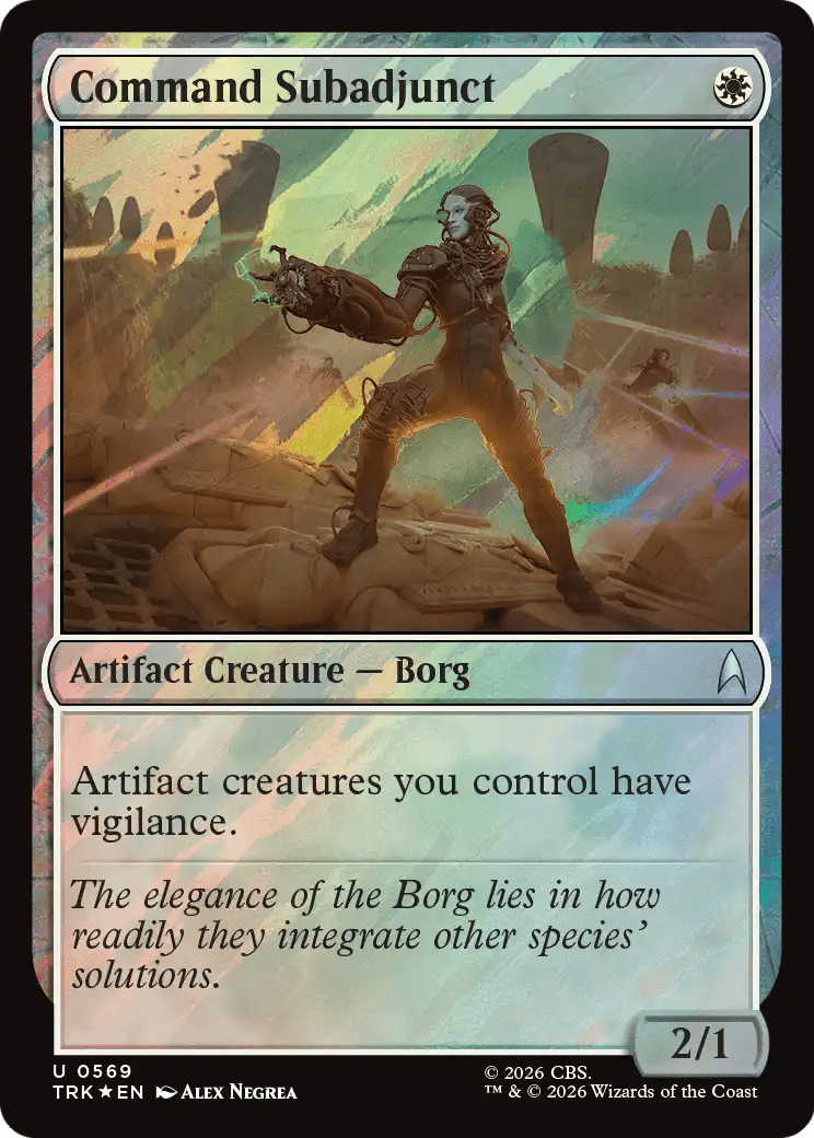 Command Subadjunct (Surge Foil) [Star Trek] MTG Single Magic: The Gathering  | Multizone: Comics And Games