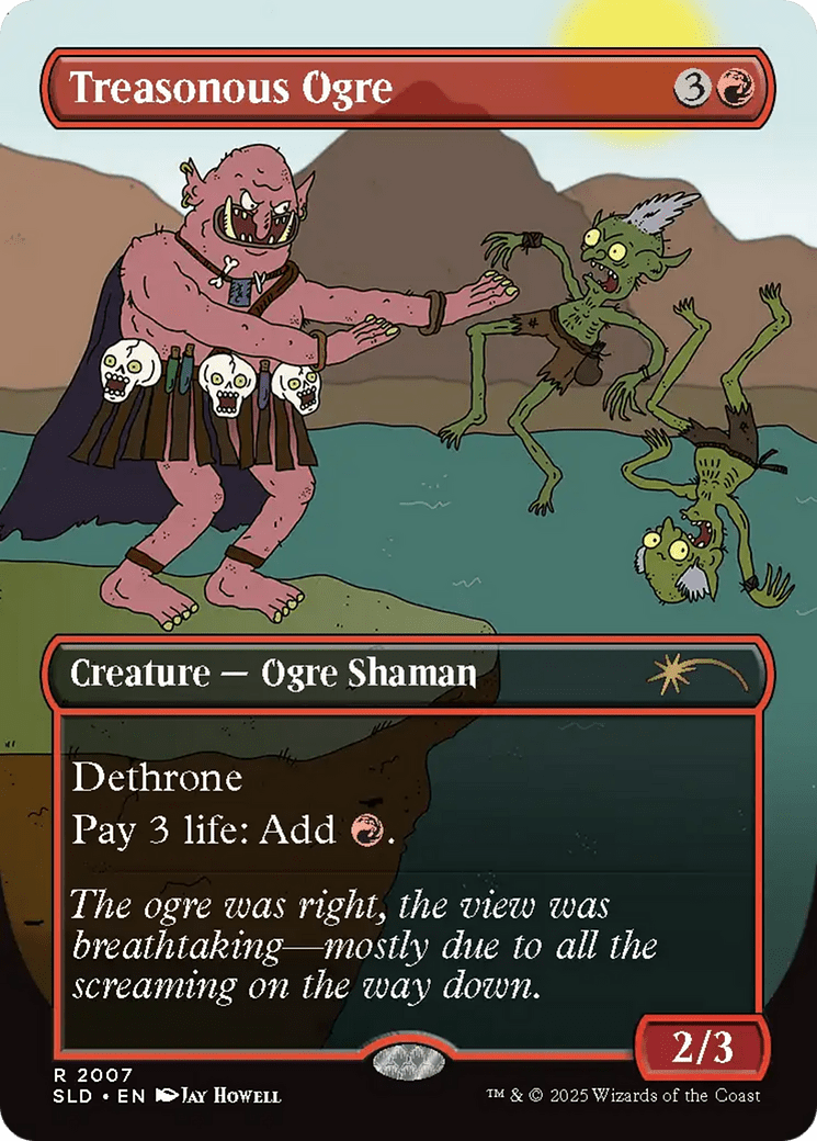 Treasonous Ogre [Secret Lair Drop Series] MTG Single Magic: The Gathering  | Multizone: Comics And Games