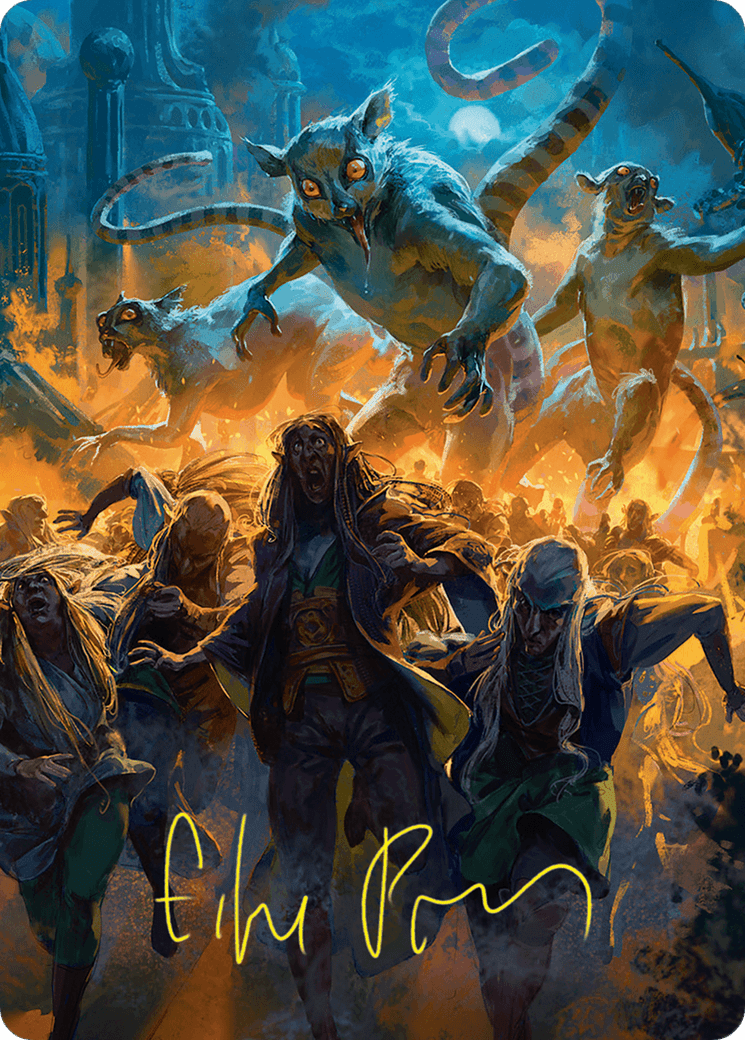 Preposterous Proportions Art Card (43/54) (Gold-Stamped Signature) [Foundations Art Series] MTG Single Magic: The Gathering  | Multizone: Comics And Games