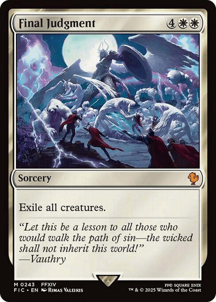 Final Judgment [FINAL FANTASY Commander] MTG Single Magic: The Gathering  | Multizone: Comics And Games