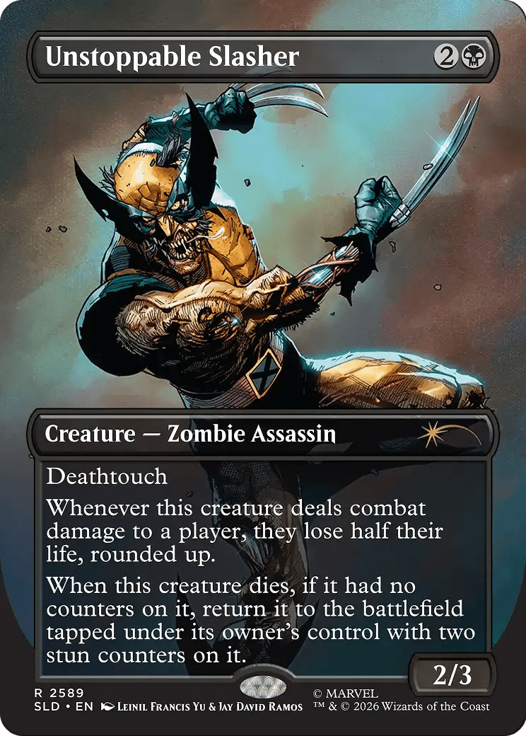 Unstoppable Slasher [Secret Lair Drop Series] MTG Single Magic: The Gathering  | Multizone: Comics And Games