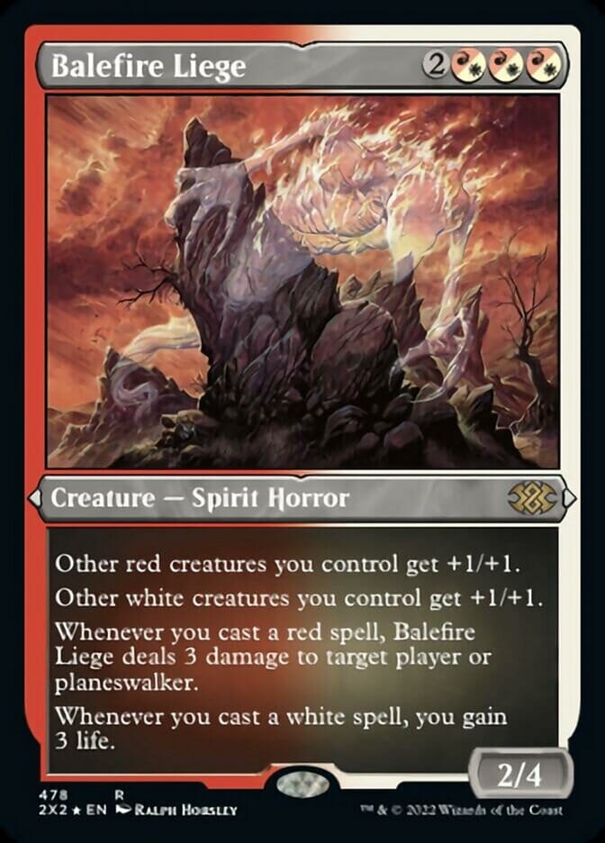 Balefire Liege (Foil Etched) [Double Masters 2022] MTG Single Magic: The Gathering  | Multizone: Comics And Games