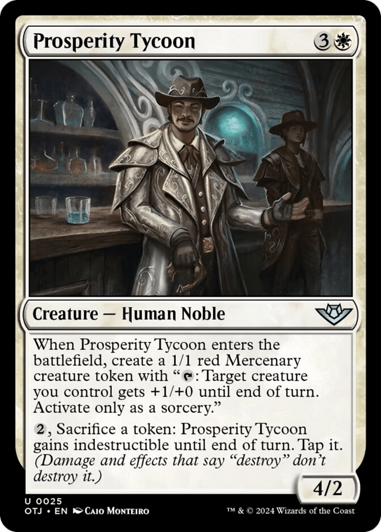 Prosperity Tycoon [Outlaws of Thunder Junction] MTG Single Magic: The Gathering  | Multizone: Comics And Games