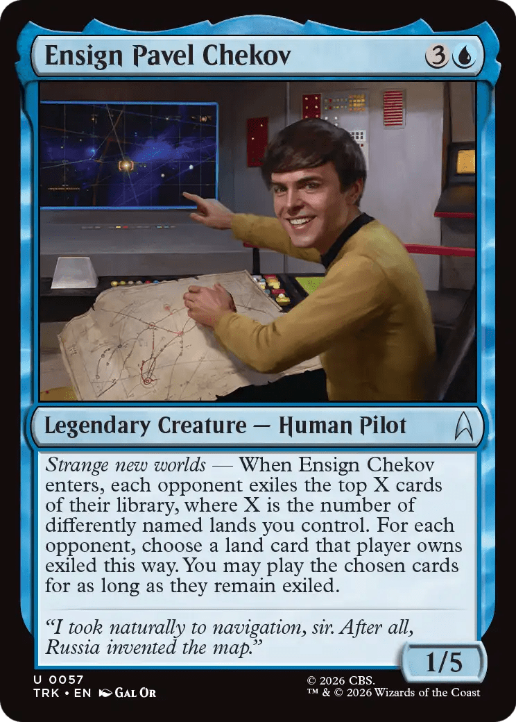 Ensign Pavel Chekov [Star Trek] MTG Single Magic: The Gathering  | Multizone: Comics And Games