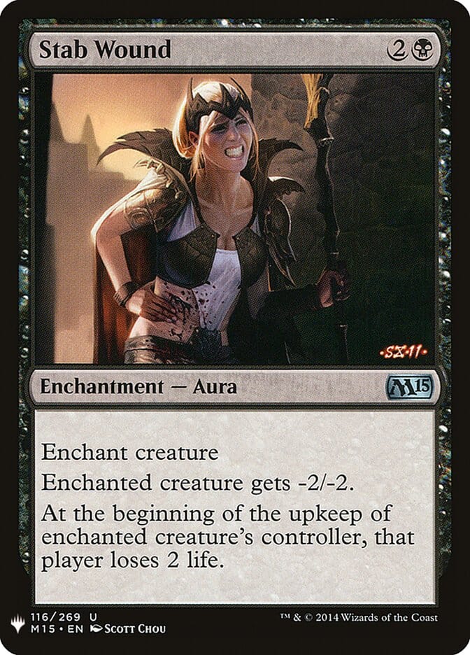 Stab Wound [Mystery Booster] MTG Single Magic: The Gathering  | Multizone: Comics And Games
