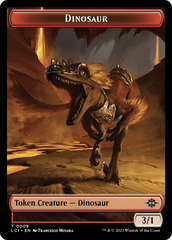Treasure (0018) // Dinosaur (0009) Double-Sided Token [The Lost Caverns of Ixalan Tokens] MTG Single Magic: The Gathering  | Multizone: Comics And Games