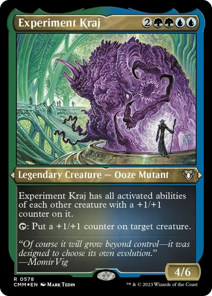 Experiment Kraj (Foil Etched) [Commander Masters] MTG Single Magic: The Gathering  | Multizone: Comics And Games