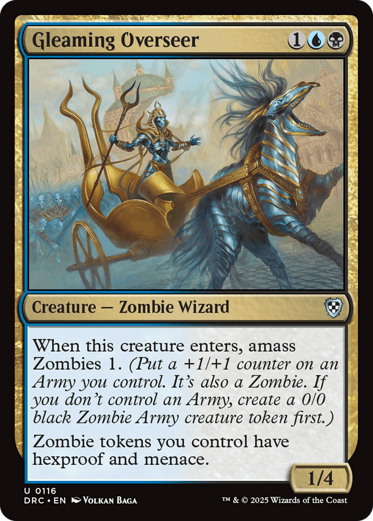 Gleaming Overseer [Aetherdrift Commander] MTG Single Magic: The Gathering  | Multizone: Comics And Games