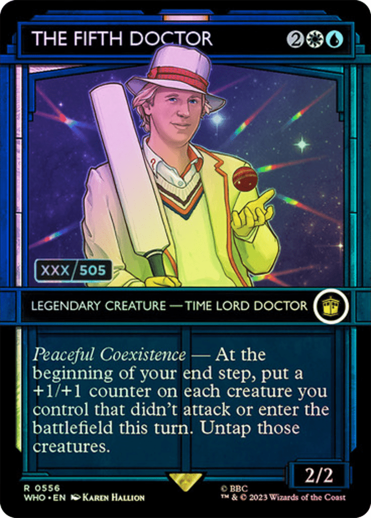The Fifth Doctor (Serial Numbered) [Doctor Who] MTG Single Magic: The Gathering  | Multizone: Comics And Games