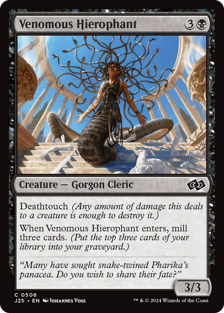 Venomous Hierophant [Foundations Jumpstart] MTG Single Magic: The Gathering  | Multizone: Comics And Games