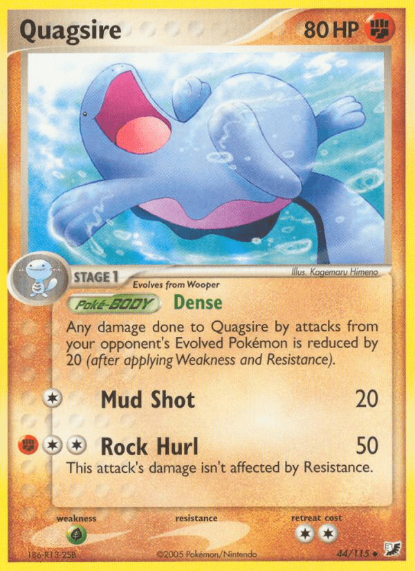 Quagsire (44/115) [EX: Unseen Forces] Pokemon Single Pokémon  | Multizone: Comics And Games