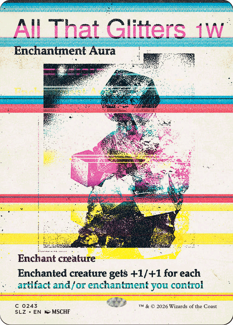 All That Glitters (0243) [Secret Lair x MSCHF: The Zeta Set] MTG Single Magic: The Gathering  | Multizone: Comics And Games