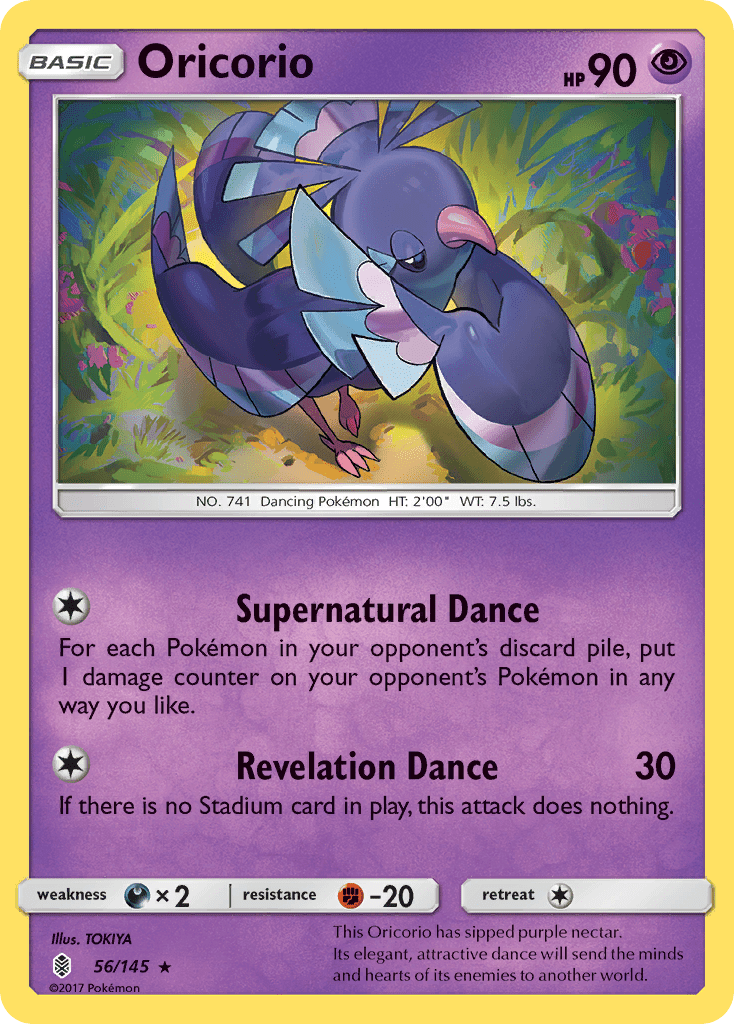 Oricorio (56/145) [Sun & Moon: Guardians Rising] Pokemon Single Pokémon  | Multizone: Comics And Games