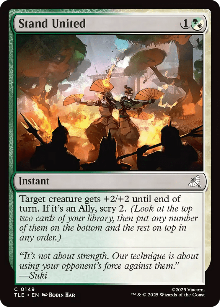 Stand United [Avatar: The Last Airbender: Eternal-Legal] MTG Single Magic: The Gathering  | Multizone: Comics And Games