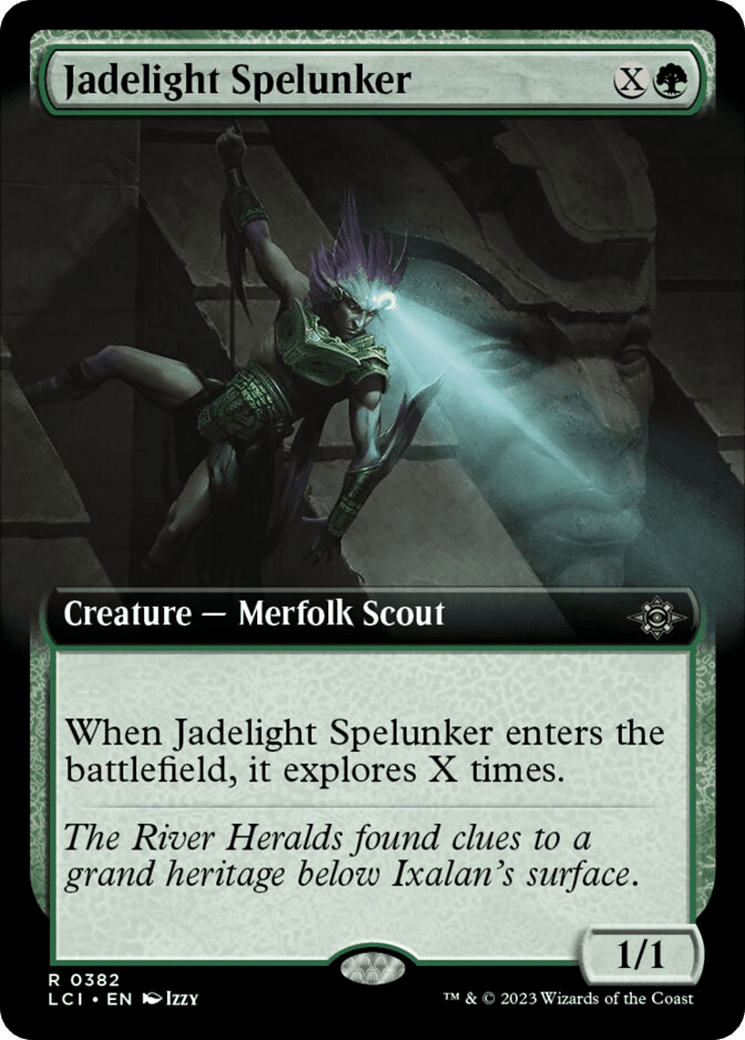 Jadelight Spelunker (Extended Art) [The Lost Caverns of Ixalan] MTG Single Magic: The Gathering  | Multizone: Comics And Games