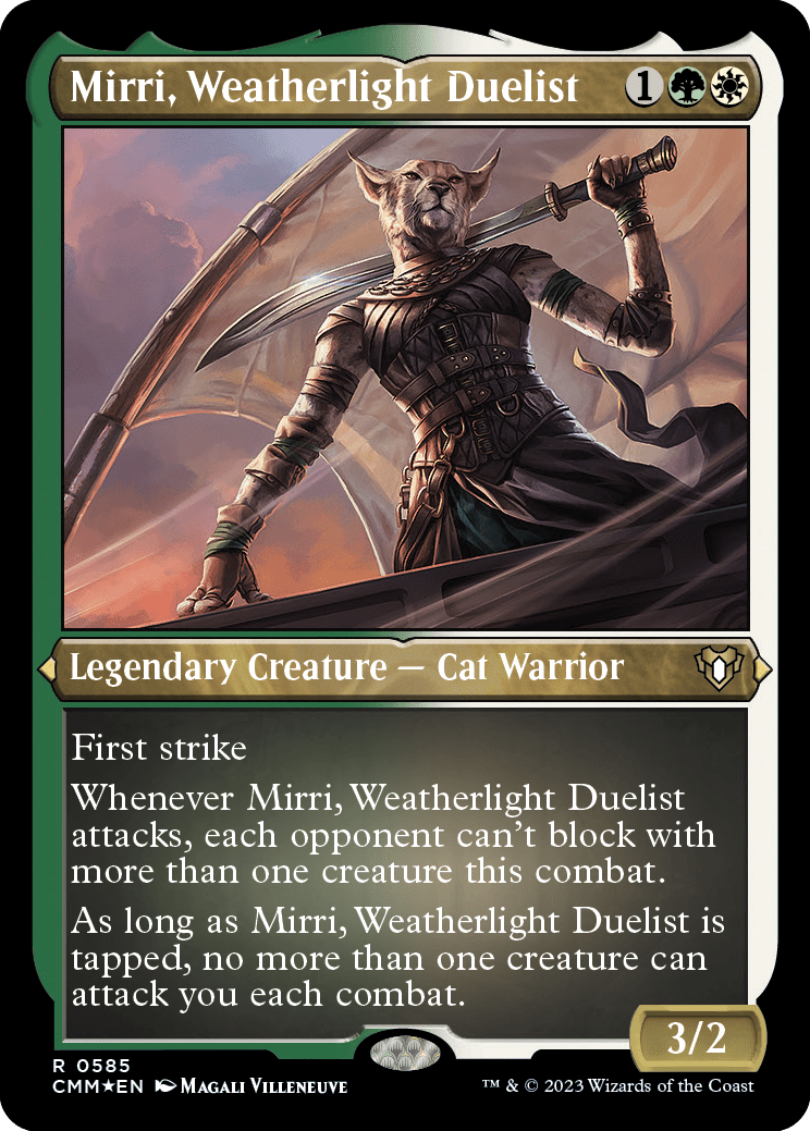 Mirri, Weatherlight Duelist (Foil Etched) [Commander Masters] MTG Single Magic: The Gathering  | Multizone: Comics And Games