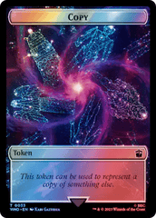 Copy // Cyberman Double-Sided Token (Surge Foil) [Doctor Who Tokens] MTG Single Magic: The Gathering  | Multizone: Comics And Games