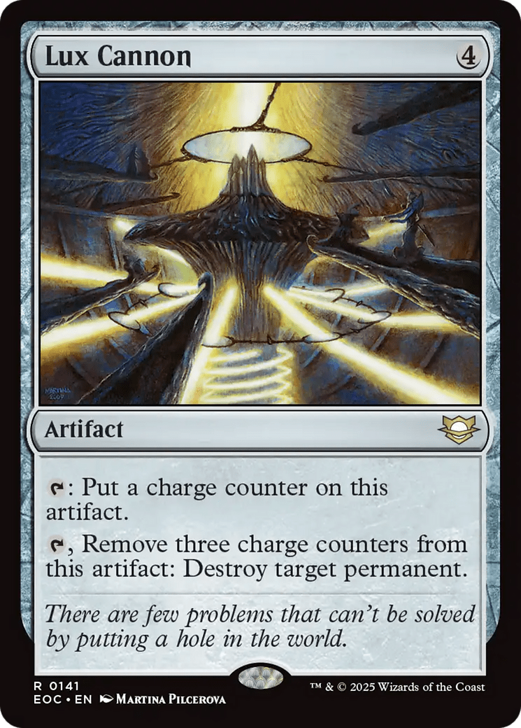 Lux Cannon [Edge of Eternities Commander] MTG Single Magic: The Gathering  | Multizone: Comics And Games