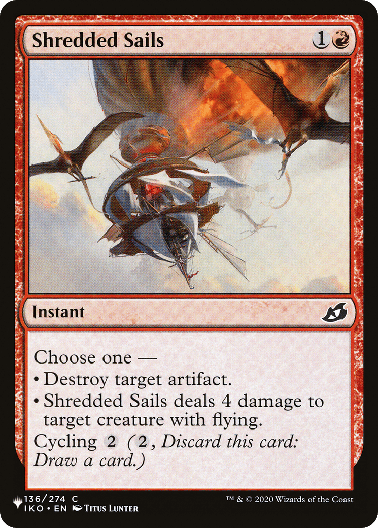 Shredded Sails [The List] MTG Single Magic: The Gathering  | Multizone: Comics And Games