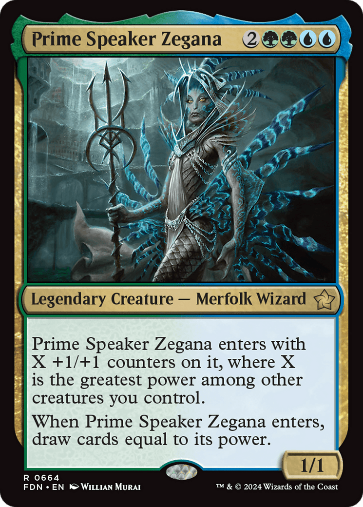 Prime Speaker Zegana [Foundations] MTG Single Magic: The Gathering  | Multizone: Comics And Games