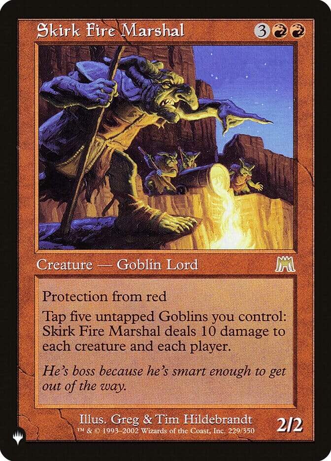 Skirk Fire Marshal [The List] MTG Single Magic: The Gathering  | Multizone: Comics And Games