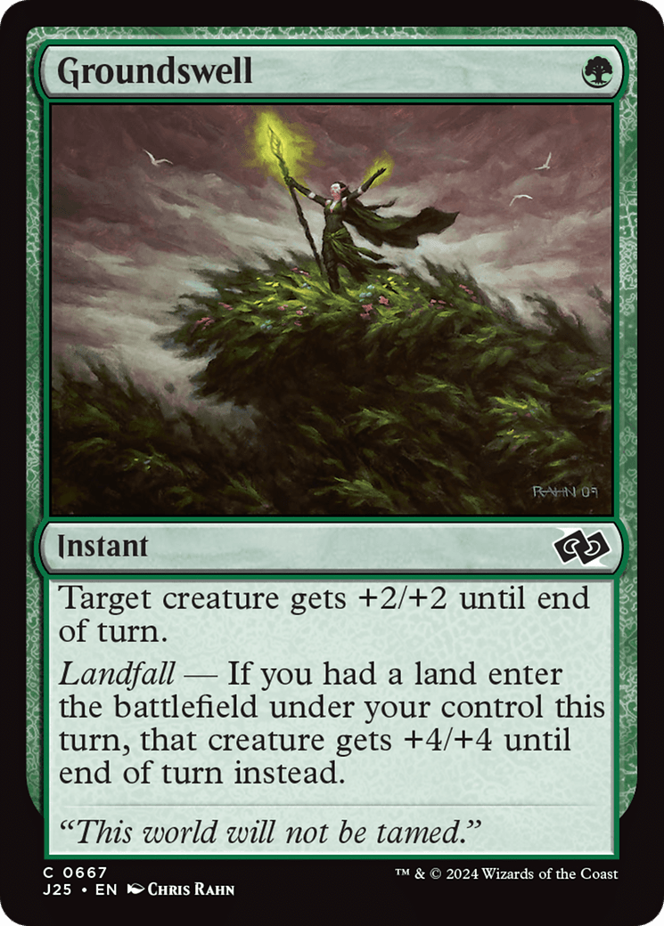Groundswell [Foundations Jumpstart] MTG Single Magic: The Gathering  | Multizone: Comics And Games