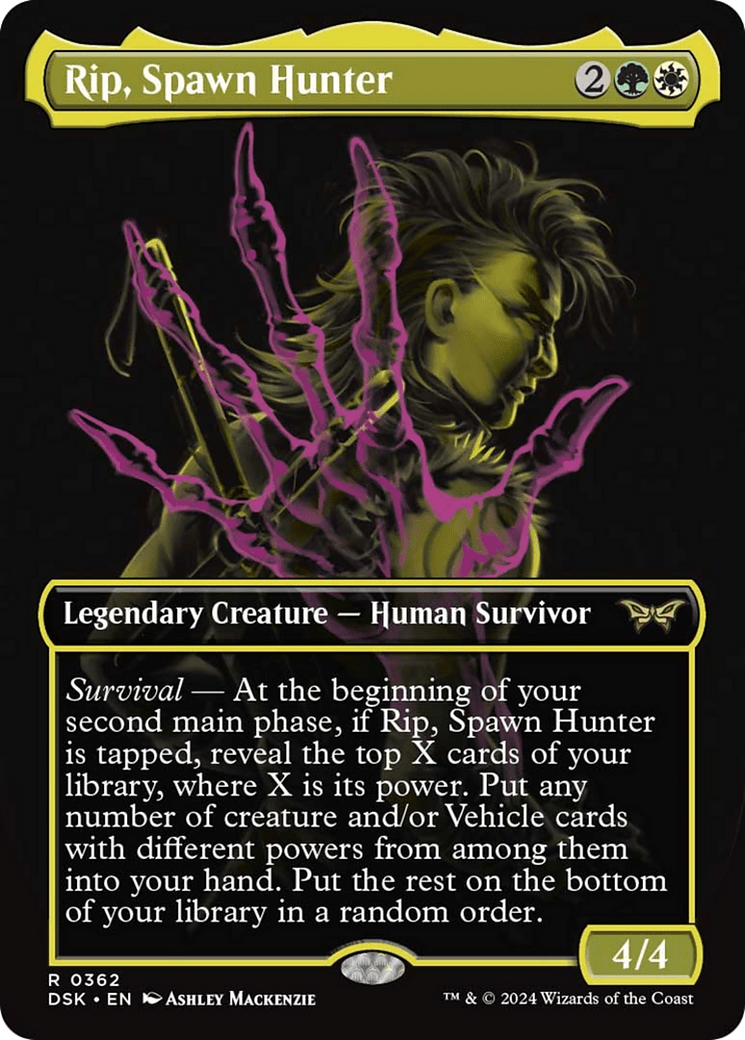 Rip, Spawn Hunter (Showcase) [Duskmourn: House of Horror] MTG Single Magic: The Gathering  | Multizone: Comics And Games