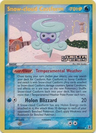 Snow-cloud Castform (29/113) (Stamped) [EX: Delta Species] Pokemon Single Pokémon  | Multizone: Comics And Games