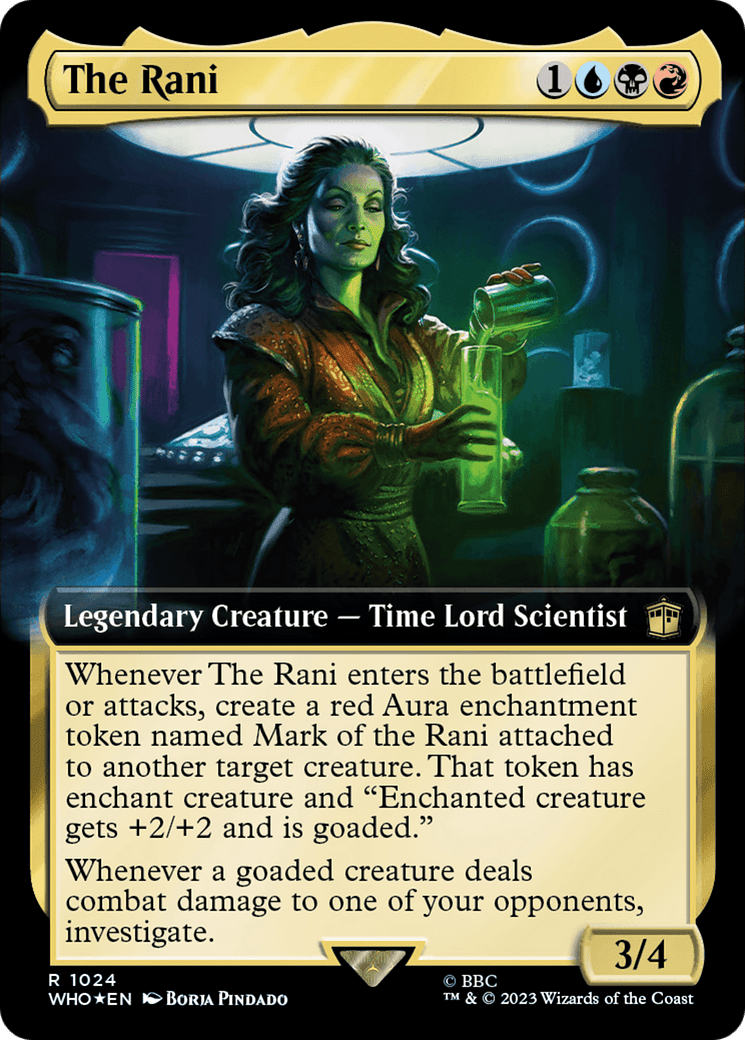 The Rani (Extended Art) (Surge Foil) [Doctor Who] MTG Single Magic: The Gathering  | Multizone: Comics And Games