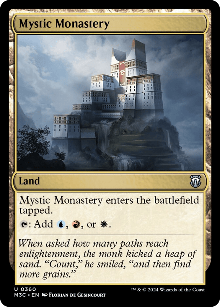 Mystic Monastery [Modern Horizons 3 Commander] MTG Single Magic: The Gathering  | Multizone: Comics And Games